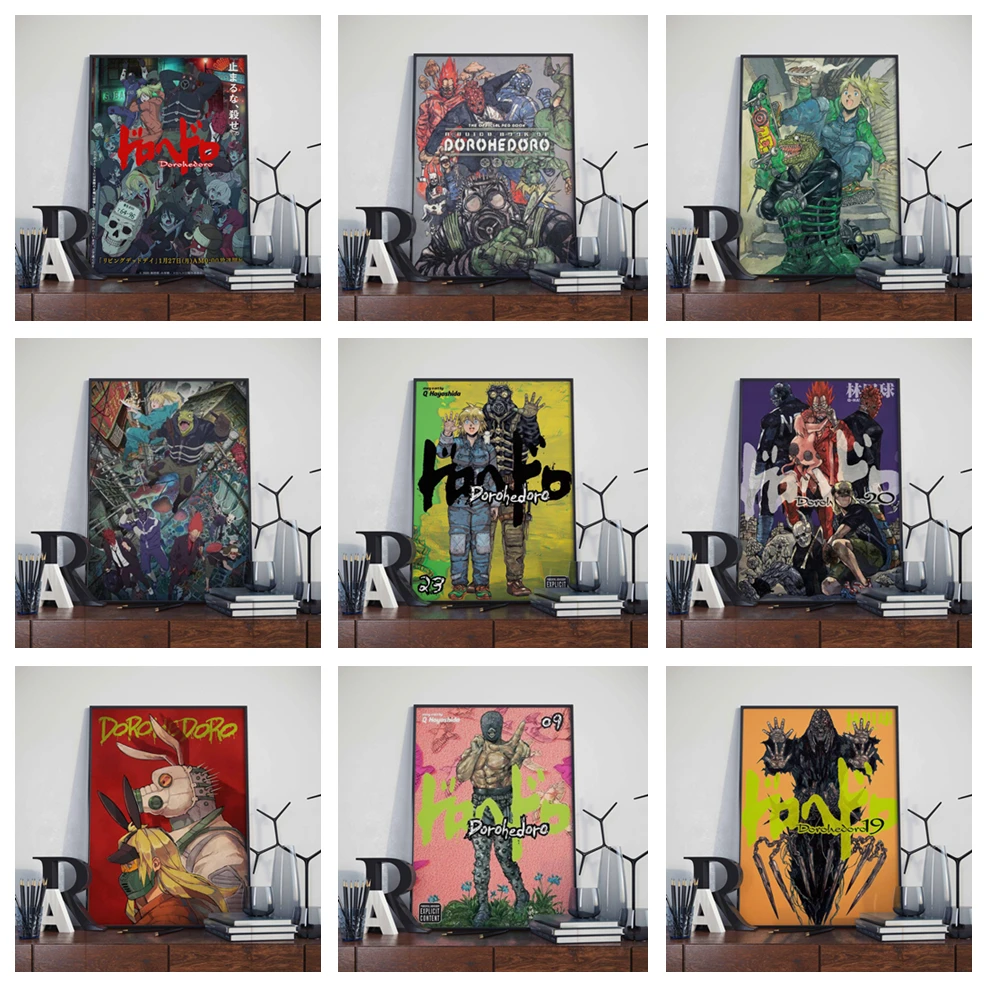 

Japanese Fantasy Comics Dorohedoro Anime Picture Bedroom Living Study Wall Home Art Decor Quality Canvas Painting Posters A1489