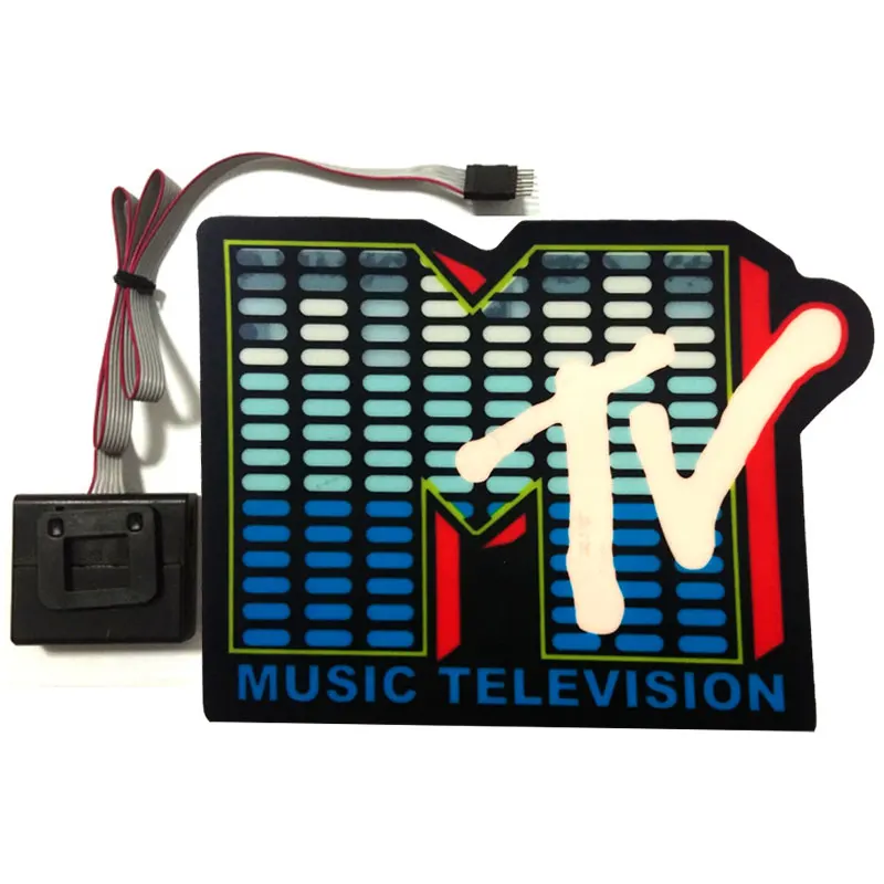 40 шт./лот заказной дизайн музыкальвечерние световая панель с мигающей звуковой