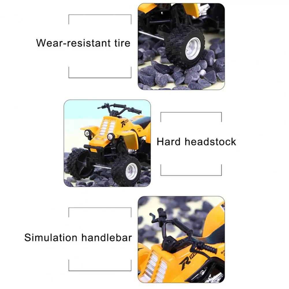 

Diecast Beach Motorcycle Model Shockproof Inertial Sliding Car Kids Toy Gift