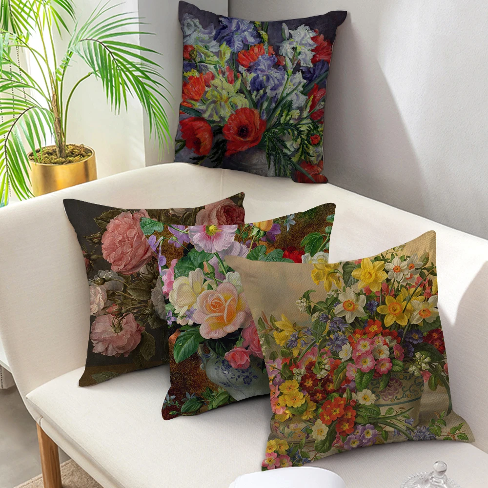 Fuwatacchi Чехлы платье с цветочным рисунком для девочек накидка подушки домашних