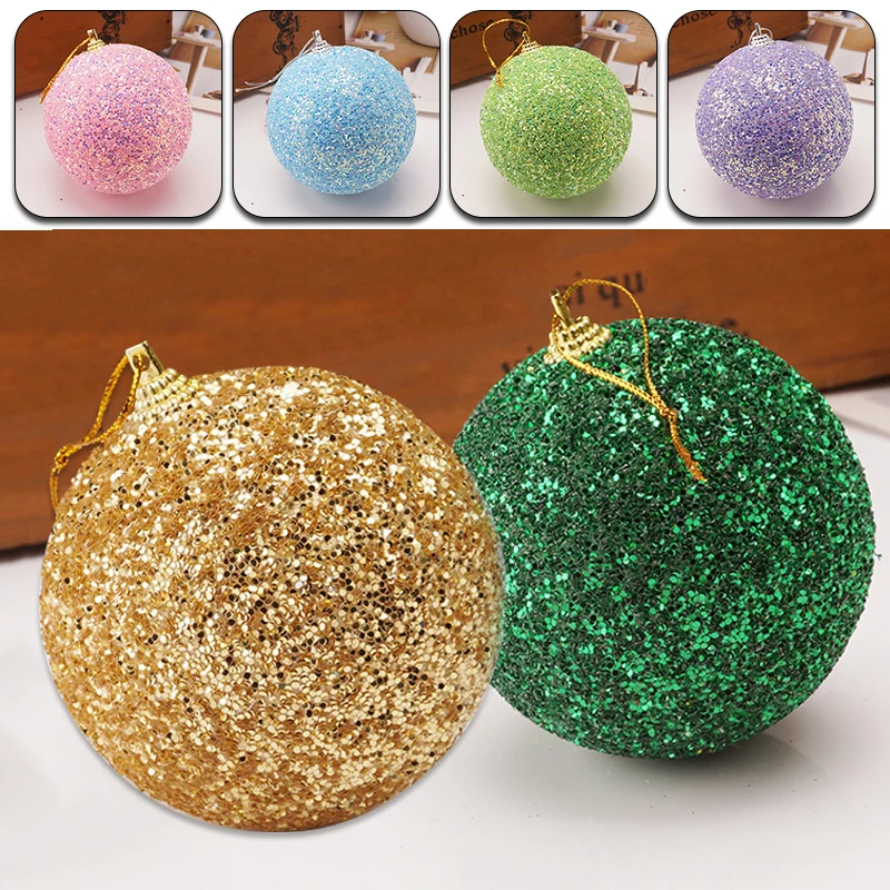 Искусственные цветные шары в виде ракушек украшения для рождественской елки