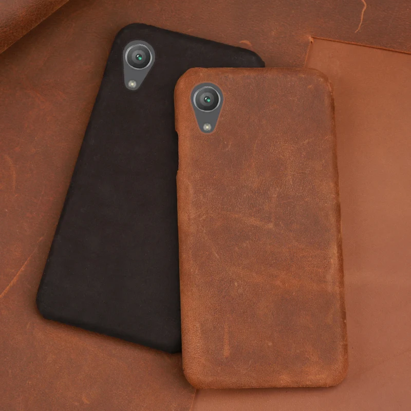 Чехол из натуральной кожи для Sony Xperia X Z Z2 Z3 Z4 Z5 XZ2 XZ4 Compact XA XA1 XA2 Ultra XZ1 XZ Premium 5 8 10 Plus |
