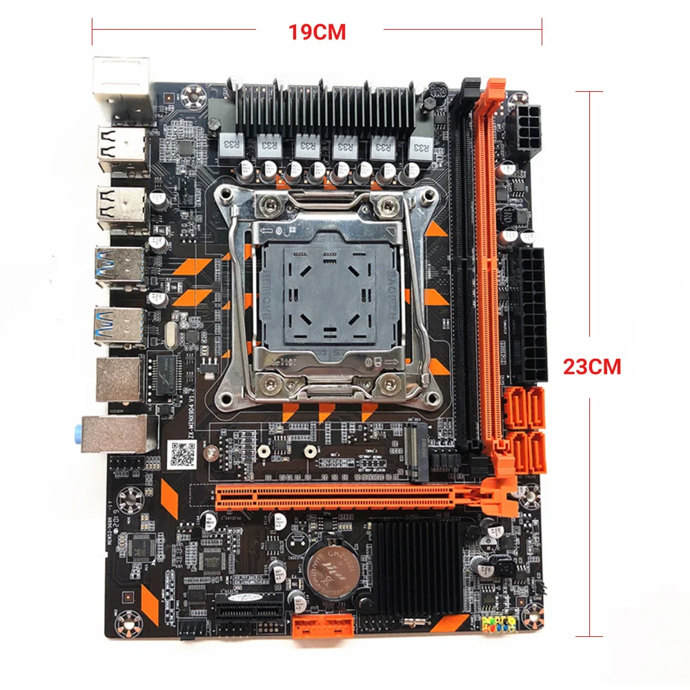 X99 LGA 2011-3 DDR4 Desktop Motherboard USB 3.0 NVME M.2 SSD Support REG ECC Memory Support E5 2678 2690V3CPU