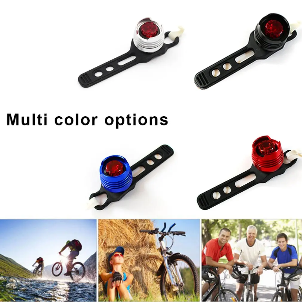 

LED Aluminum Alloy Tail Light High Brightness Light Warning Safety Helmet Light Bicycle Equipment Frog Light