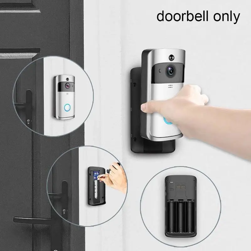 

WIFI Low Power Wireless Camera Life App Voice Call Wifi Detection Door Phone Motion Tuya Camera Video Doorbell X2M4