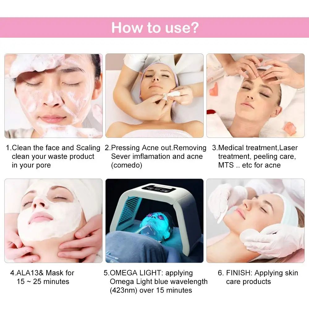 Beauty Star 7 цветов светодиодный светильник Фотон терапия машина PDT фотон лечение кожи акне удалитель против морщин спа светодиодный маска для лица