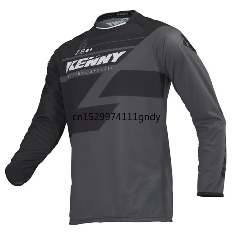 

NEW 2019 Quick dry Kenny Moto Jersey MX bike Bike Motocross Jersey BMX DH MTB T Shirt Clothes Long Sleeve MTB Breathable Shirt