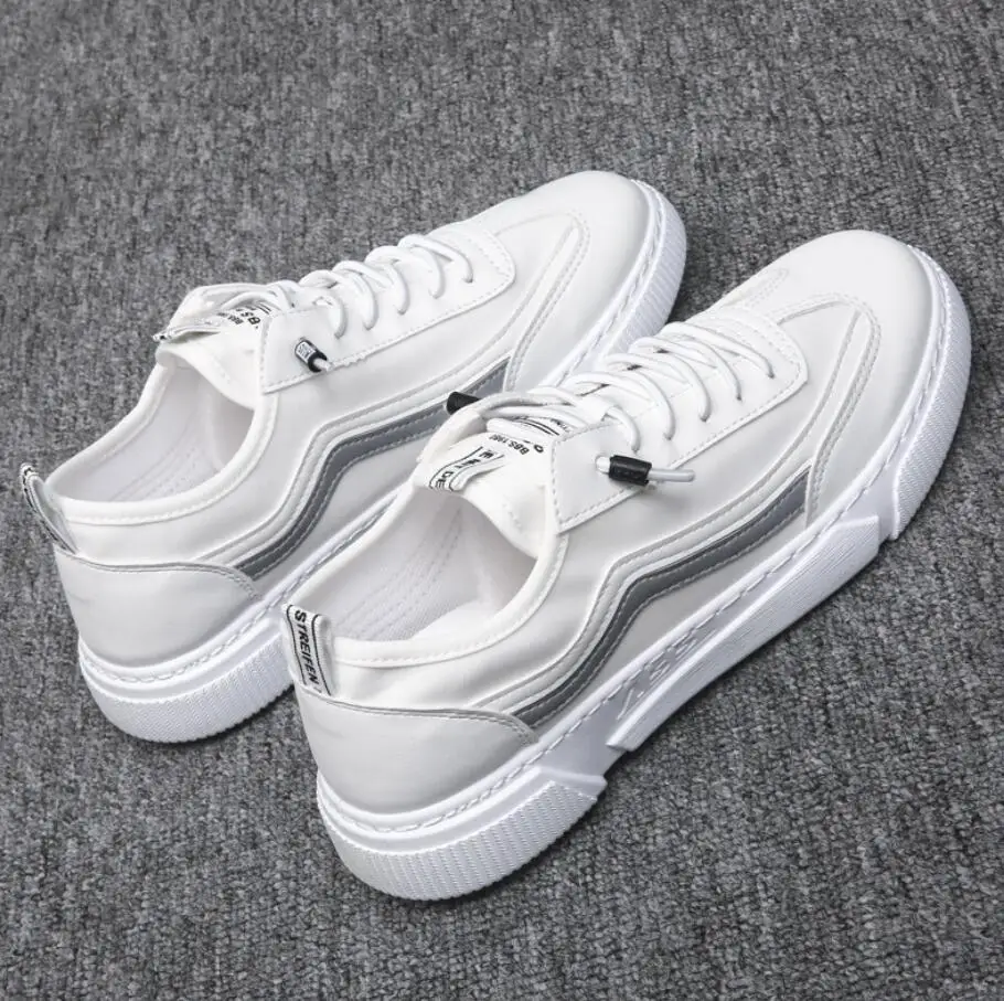 

Fashion Men's Sports Shoes Portable Breathable Running Shoes White Sneakers Comfortable Walking Jogging Shoes Tenis Masculino