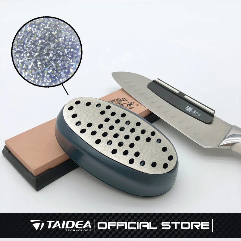 

GRINDER Whetstone 240-8000#grit Angle guide Kitchen sharpening stone Fixed Diamond 3pcs/set Fast knife sharpener TAIDEA