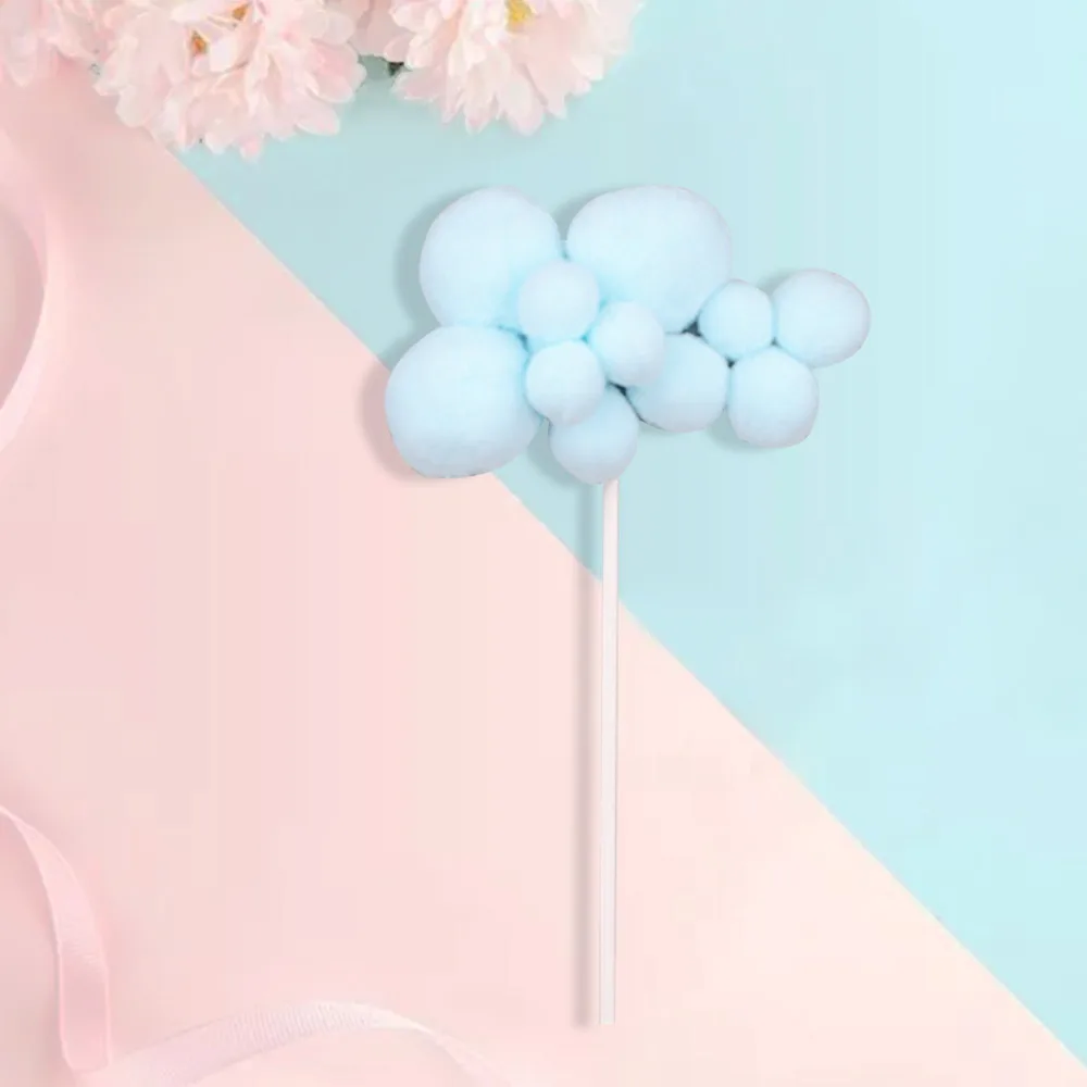 Многоцветный шар облака торт Топпер для украшения дня рождения детский душ