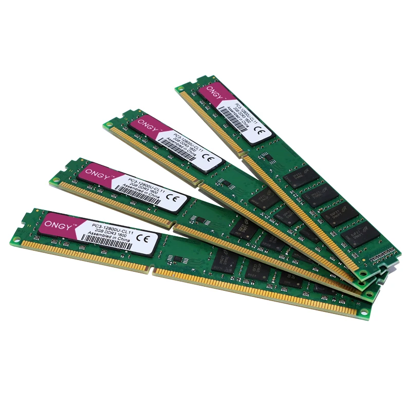 Оперативная память ONGY DDR3, 2 Гб, 1600 МГц, для настольной памяти, 240pin, 1,5 в, Новая Память DIMM для компьютера, оперативная память PC3L-1600U ddr 3 для Intel и AMD