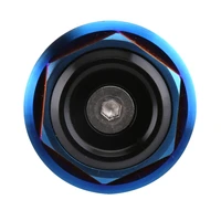 for yamaha xmax300 engine right side engine decoration small cover stainless steel burnt blue color titanium