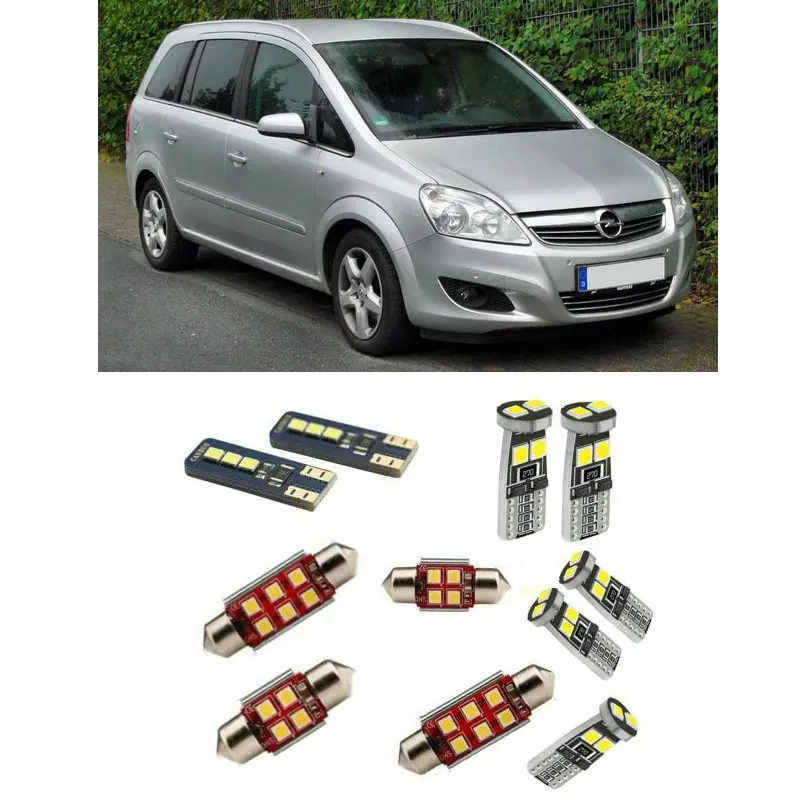 

Car Accessories Car Led Interior Light Kit For Opel Zafira B 2005 - 2011 Error Free White 6000K Super Bright