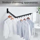Складная вешалка для одежды, настенная Выдвижная сушилка для белья