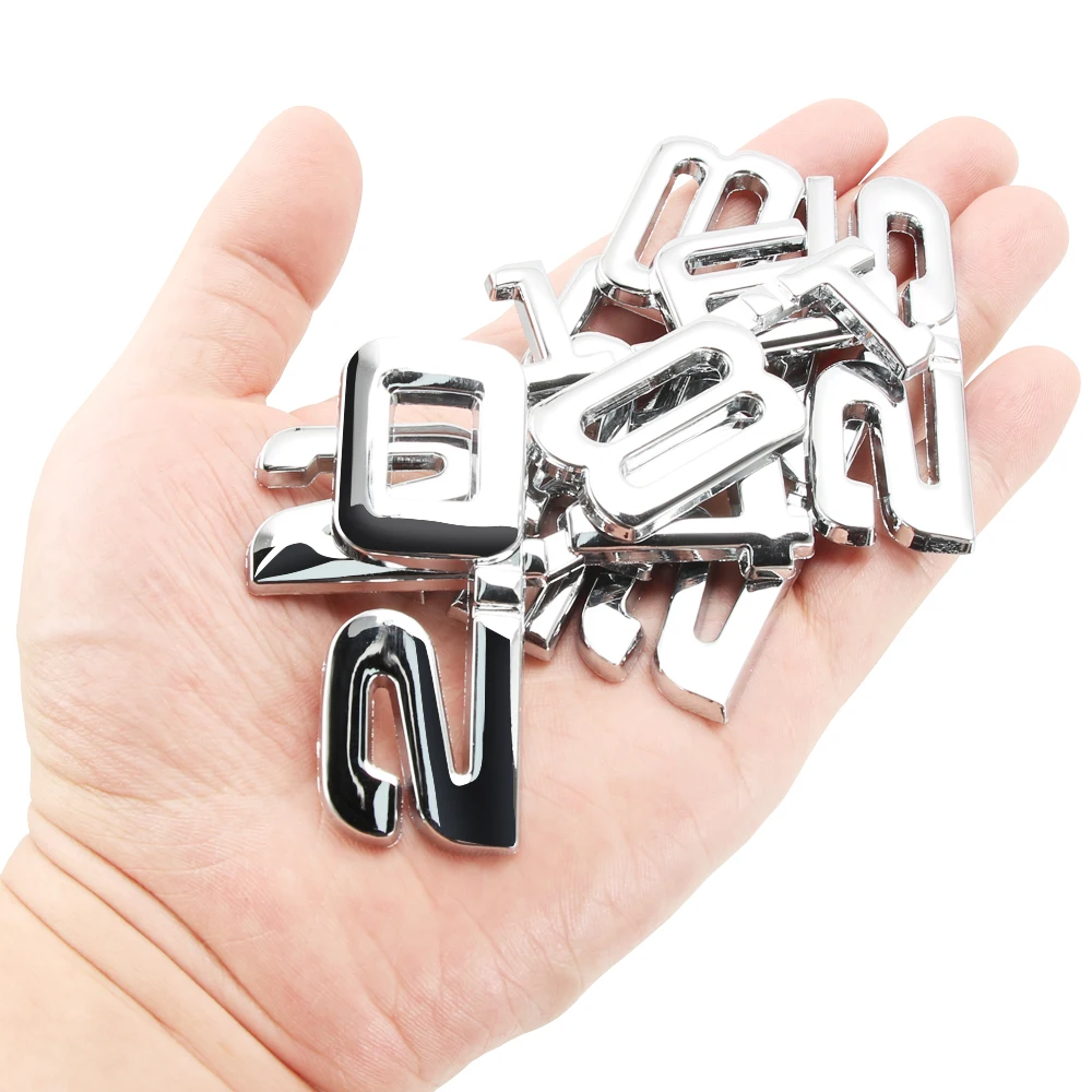 Наклейка эмблемы HOT Car 3D Metal 2.0 3.0 2.0T 3.0T T Logo для автомобилей Mazda KIA Renault TOYOTA BMW Ford Focus в стиле.