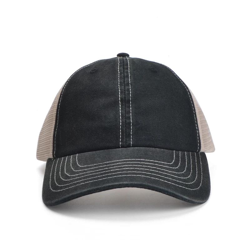 Connectyle Мужская винтажная модная сетчатая Кепка тракер Регулируемая летняя кепка