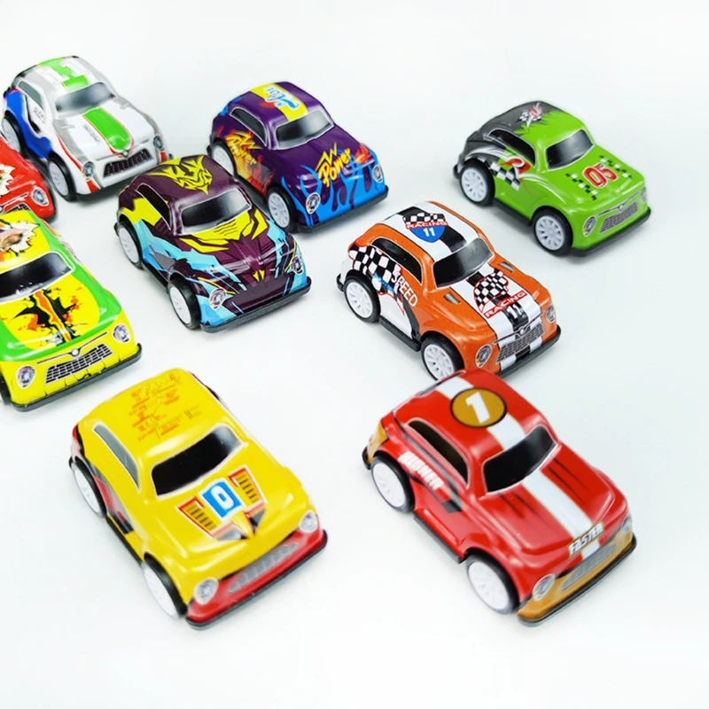 

3 шт./компл. миниатюрная машинка с отрывной спинкой случайного цвета, модель автомобиля для мальчиков в Интернете, игрушки для праздника, под...