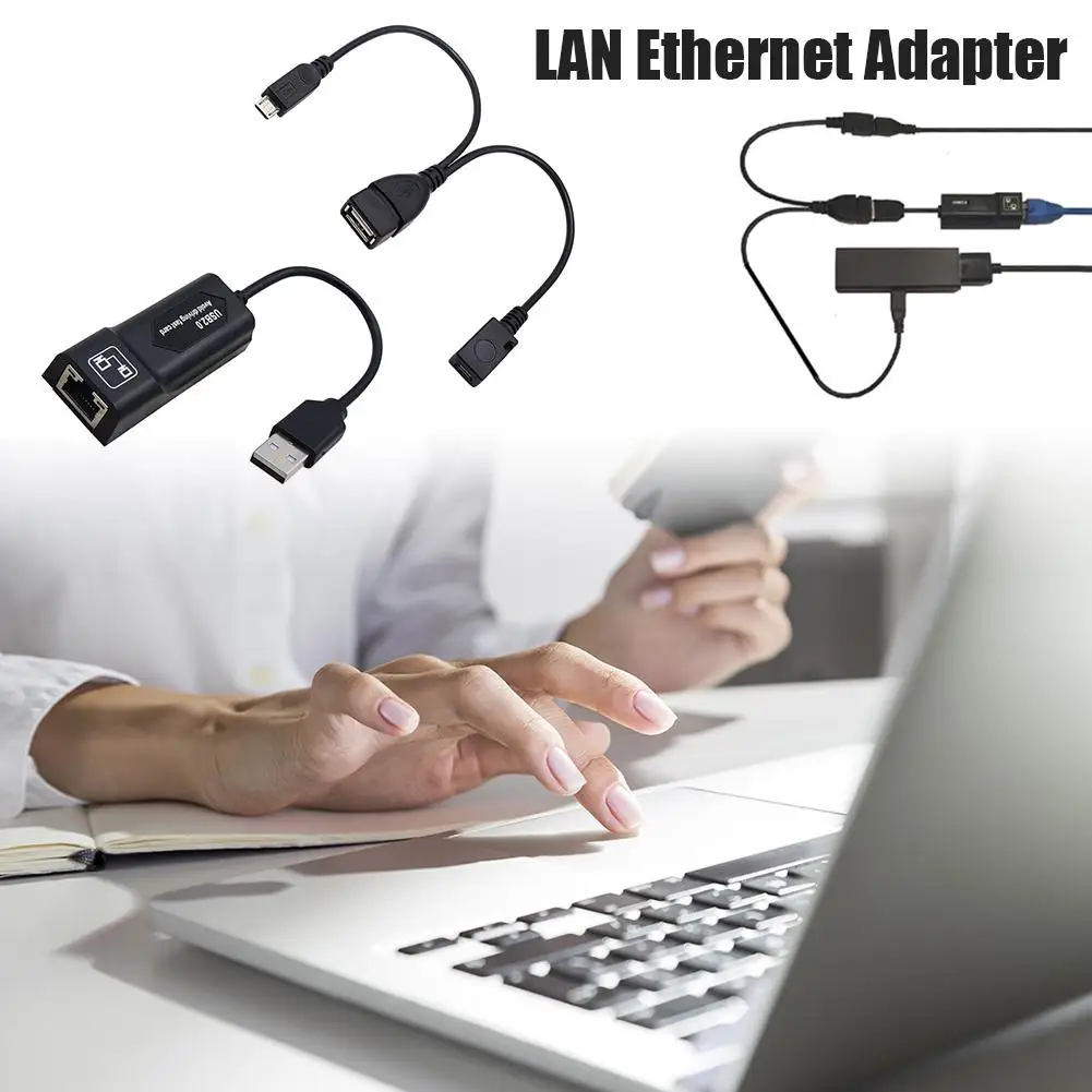 LAN Ethernet адаптер для FIRE tv 3 или STICK GEN 2 стоп буферизация Plug and Play|Сетевые адаптеры c