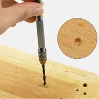 micro aluminum hand drill drilling chuck twist drill bit repair hand tool woodworking manual drilling hole rotary tools