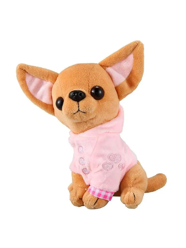 17 см плюшевая игрушка для чихуахуа искусственная мягкая детская лучший друг