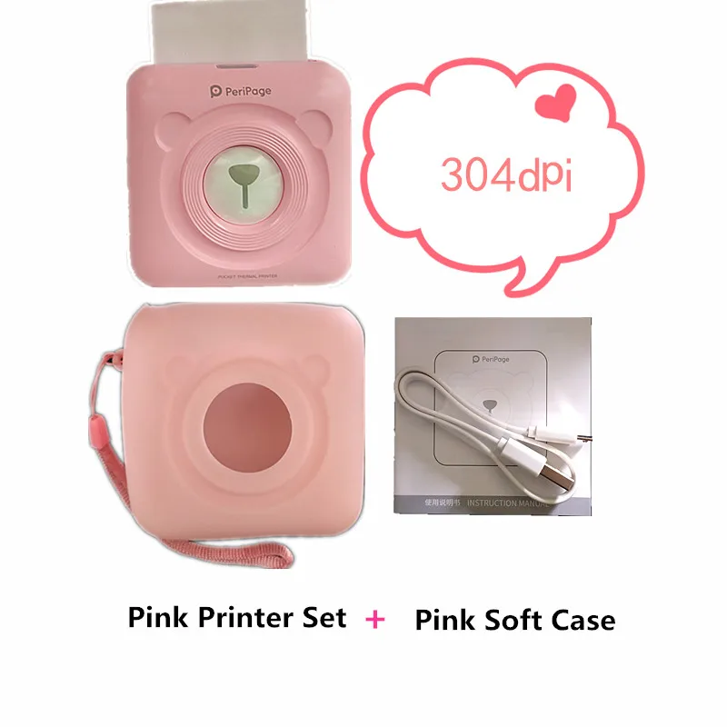 

HQ 304dpi Inkless Thermal Photo Printer Bluetooth Portable Pricetag Sticker Label Printer Adhesive Paper Etiquetas Adhesiva Caja