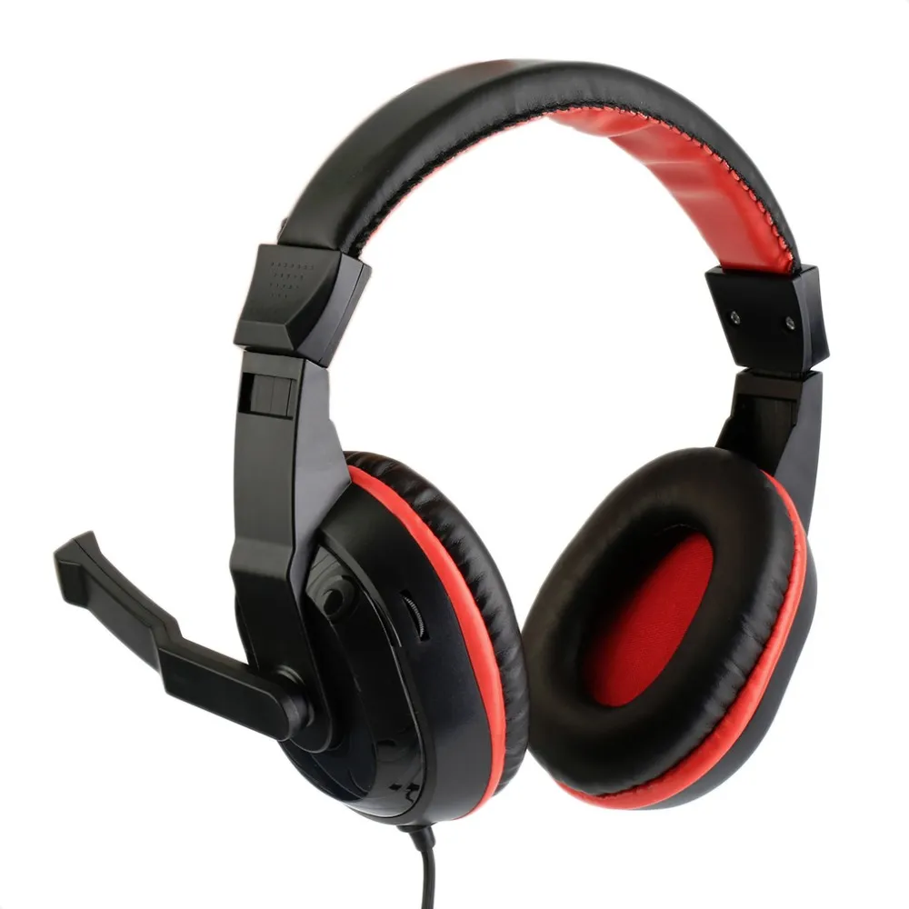 new 3 5mm adjustable gaming headphones stereo type computer pc gamers headset with microphones earphone for laptop ps4 x box free global shipping