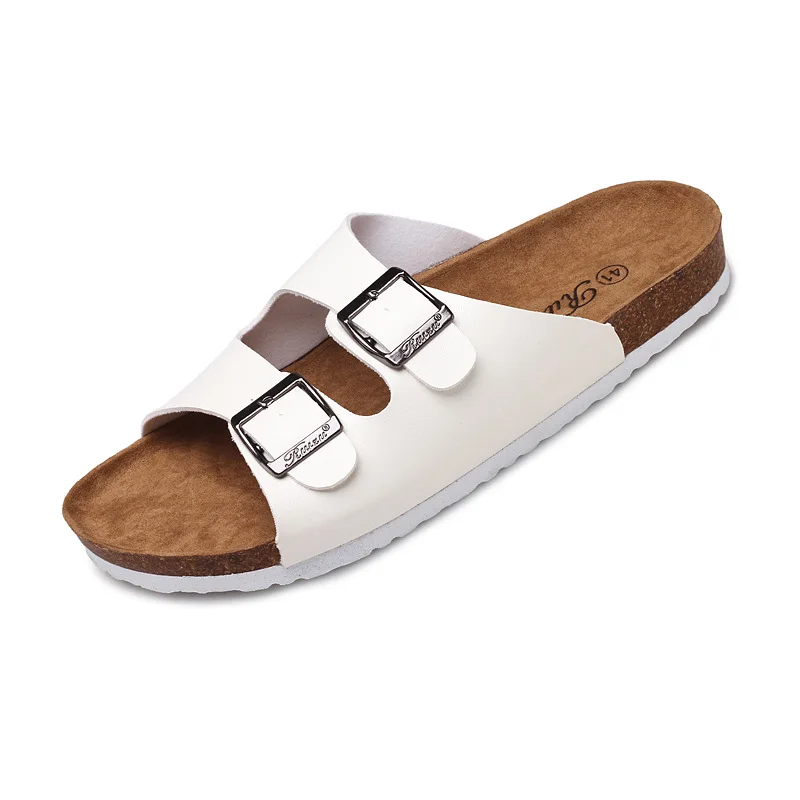 

Cork Men's Slippers Summer Flip Flops Beach Sandals and Slippers Tide Sandals Casual Slippers Men Beach Flip-flops
