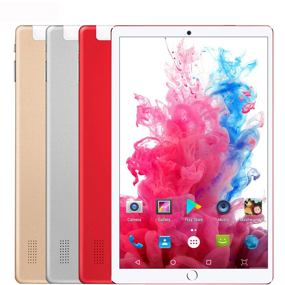 10,1 дюймов, планшетный ПК, 4G/3G, с функцией звонка, Android 8,0, четыре ядра, 6 ГБ/128 ГБ rom, две sim-карты, Wi-Fi, Bluetooth, ips планшет