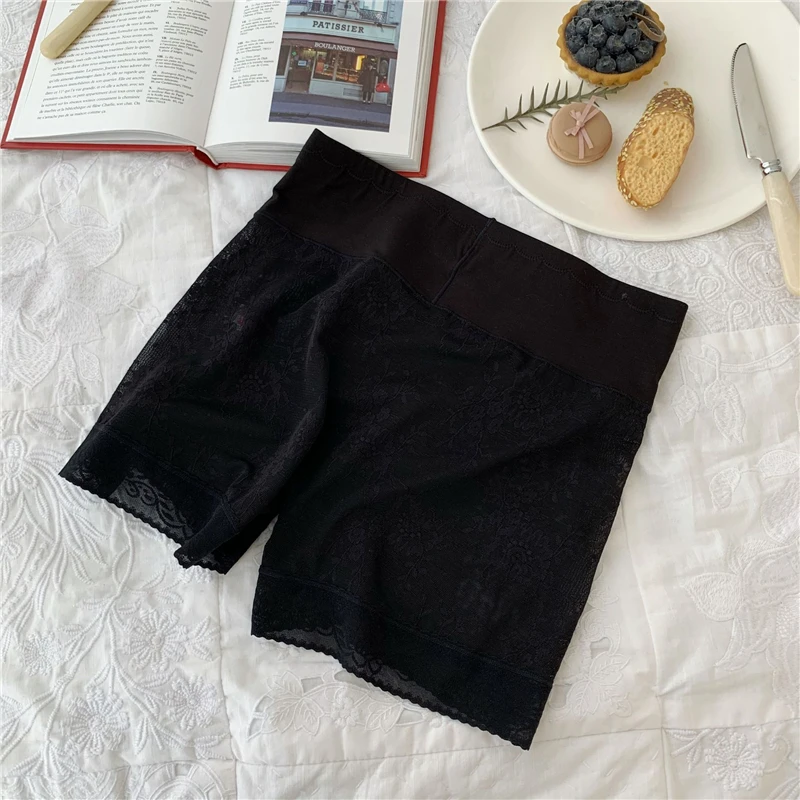 Шорты под юбку сексуальные кружевные Защитные шорты до бедра женские короткие