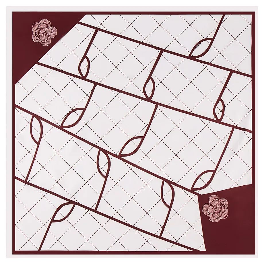 100 см зимний шарф женский роскошный брендовый розовый квадратный новый дизайн