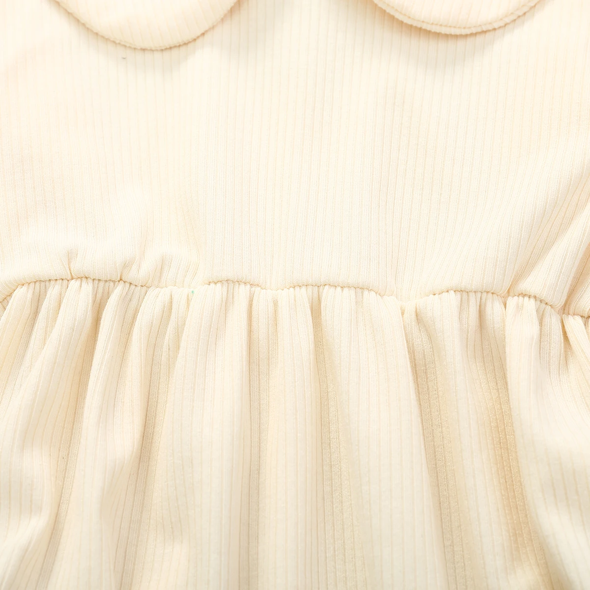 Комбинезон с оборками для новорожденных девочек 0-24 месяцев Мягкий Вязаный