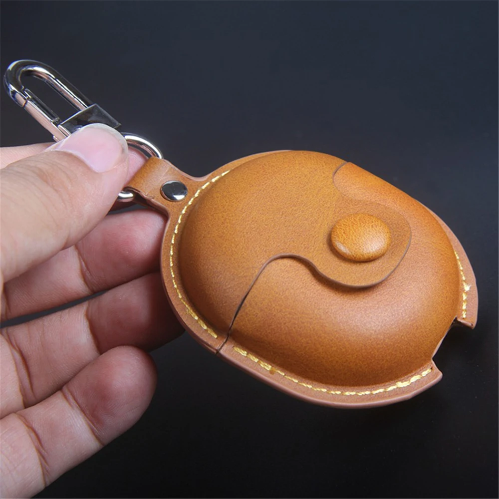 

Earphone Leather Protective Bag for Oneplus Buds Wireless Bluetooth Headset Case Shell Protective Sleeve With Hook