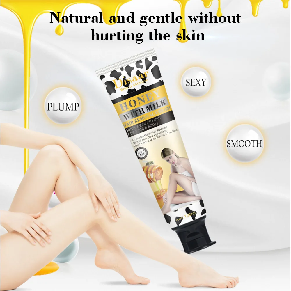 100 мл натуральный Мёд & Milk подмышки до бедра Arm крем для удаления волос без