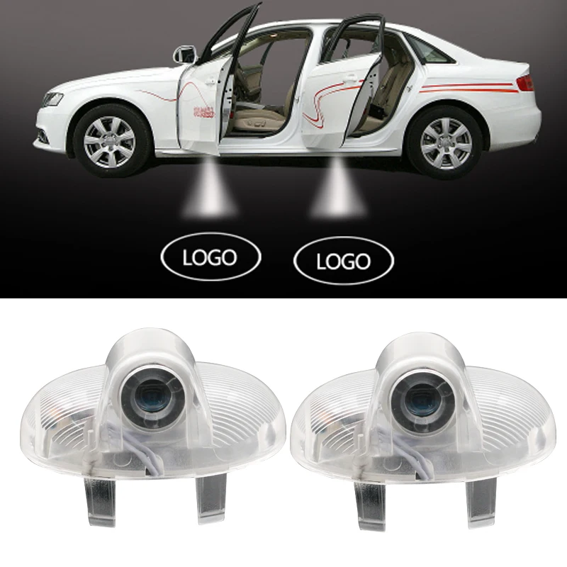 

QCDIN Pair for MAZDA LED Car Door Welcome Light Logo Projector Light for MAZDA6 RX8 ATENZA CX-9 RUIYI MAZDA8 MPV