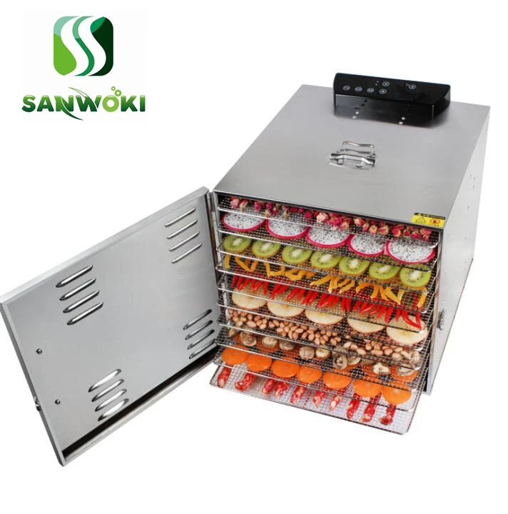 Обезвоживающая сушилка для закусок фруктов 10 слоев безопасный Электрический