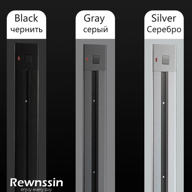 

Rewnssin Surface Mounted Wireless Move Track 40/60/80/100cm,Removable Multiple Adapters Plug,Tabletop Bedroom Slider Rail Socket