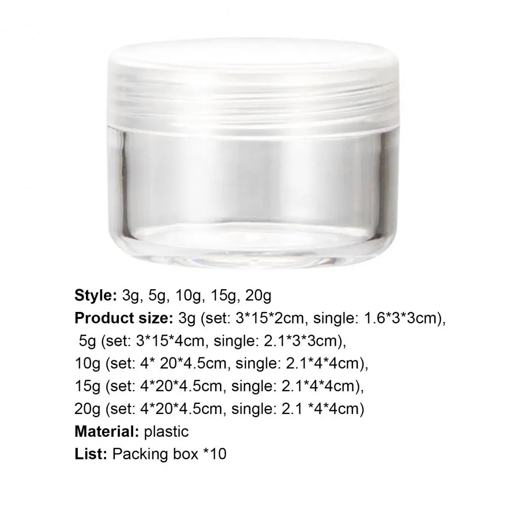 50% горячая распродажа 10 шт./компл. многоразовые бутылки бутылочка крема для глаз