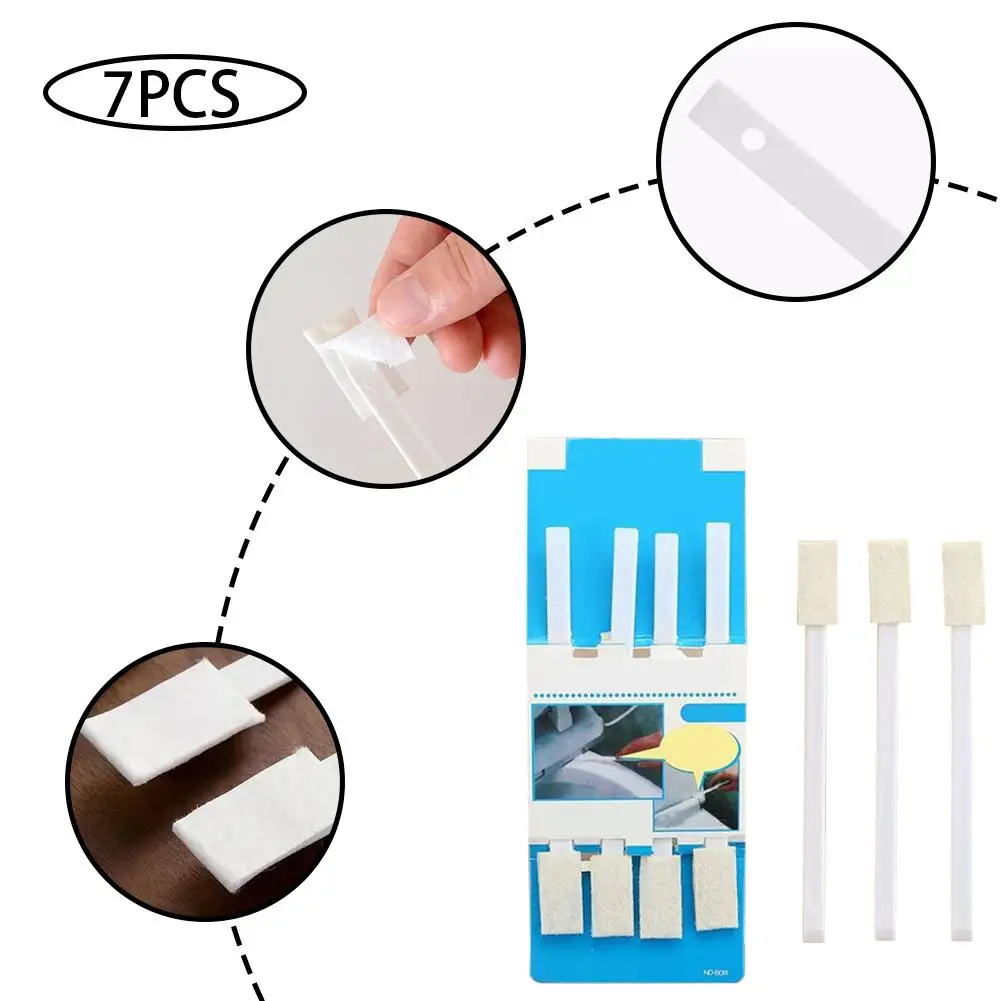 7 шт. клавиатура Туалет дверь и оконная щель-щетка для чистки Упаковка щетка дома