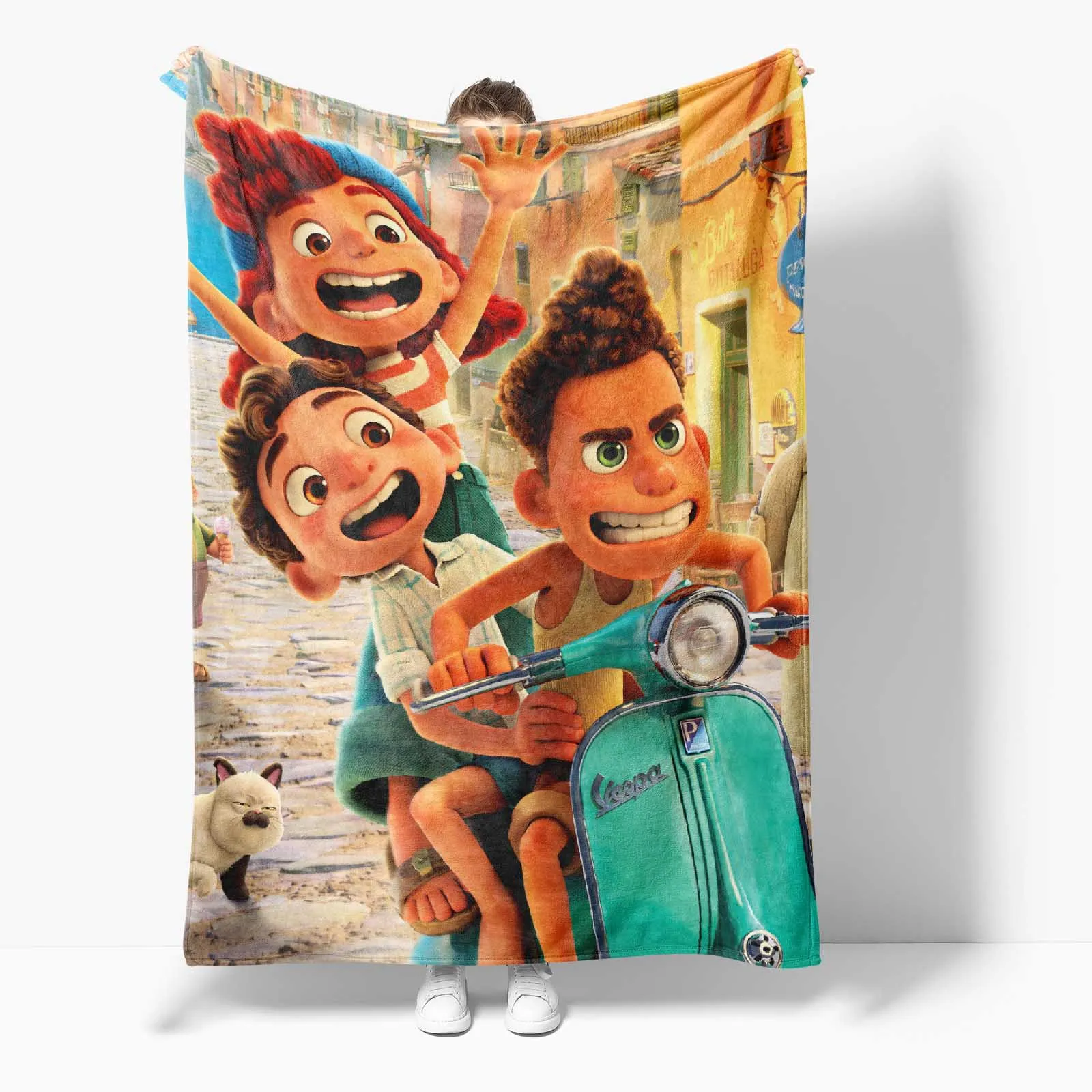 Детское фланелевое одеяло с 3D рисунком из мультфильма лука Альберто |