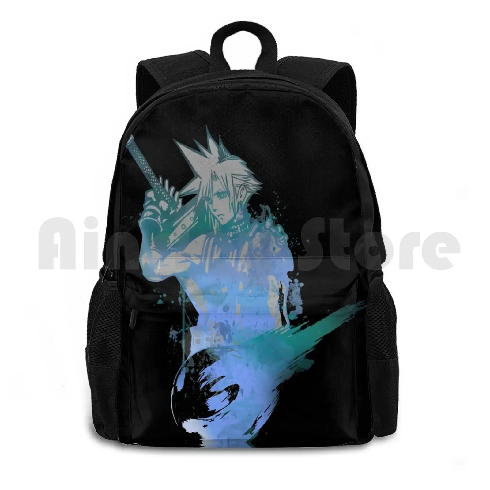 Уличный походный рюкзак Cloud Strife Meteor (черный) водонепроницаемый для кемпинга