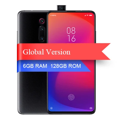 Black 6GB 128GB Глобальная версия Xiaomi mi 9T 6GB 64GB Смартфон - Цвет: Black 6GB 128GB