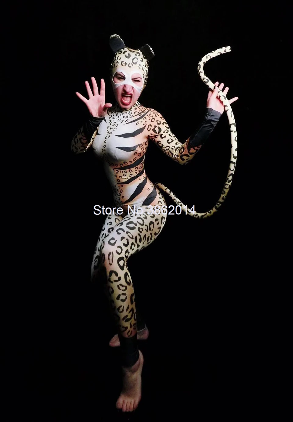 Женский костюм-талисман на голову костюм из двух предметов с милым котом для