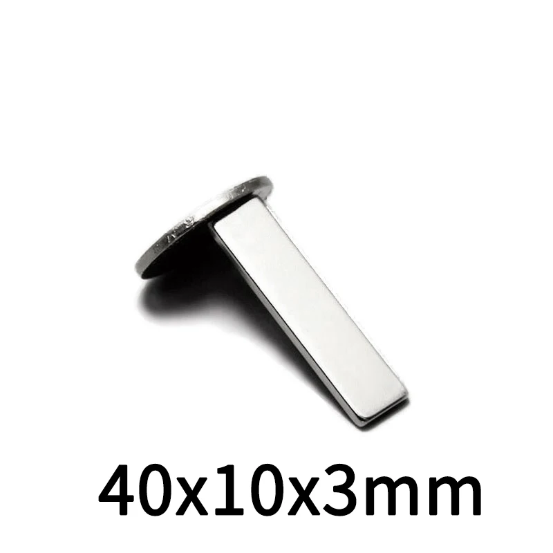 5/10/20 шт 40x10x3 блок мощный N35 Магниты 40мм x 10 мм лист постоянный магнит неодимовый