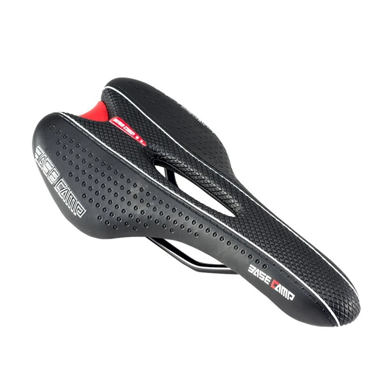 Basecamp Mountain Bike Bicycle Cycling Hollow Saddle Seat Cushion Black | Спорт и развлечения
