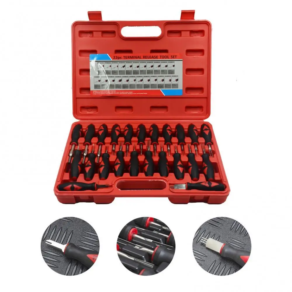 

23Pcs/Set Car Terminal Release Remover Wiring Crimp Connector Pin Extractor Tool