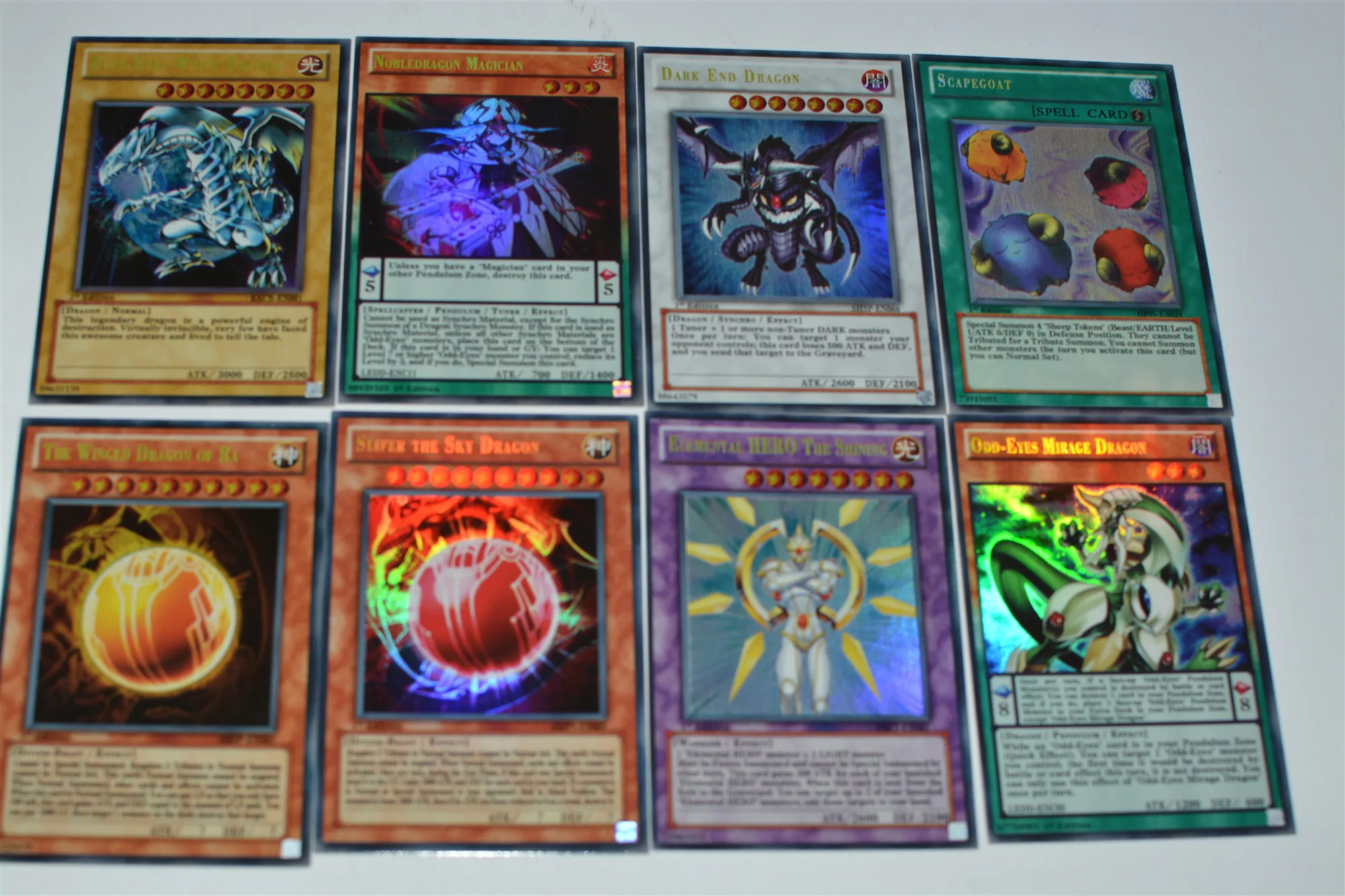 Yugioh Легенда колода 216/240 шт набор с коробкой Yu Gi Oh Аниме игровая коллекция карт