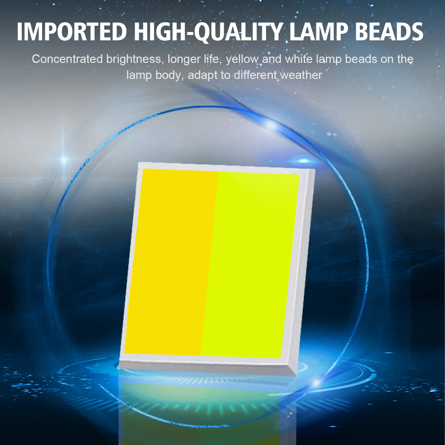 

15W Super Bright Tri-model Motorcycle LED Headlight w/Projector Lens Car ATV Driving Foglight Auxiliary Spotlight Aluminum Shell