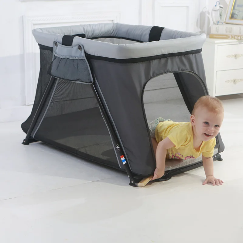 Складная детская кроватка портативная игровая кровать многофункциональная для