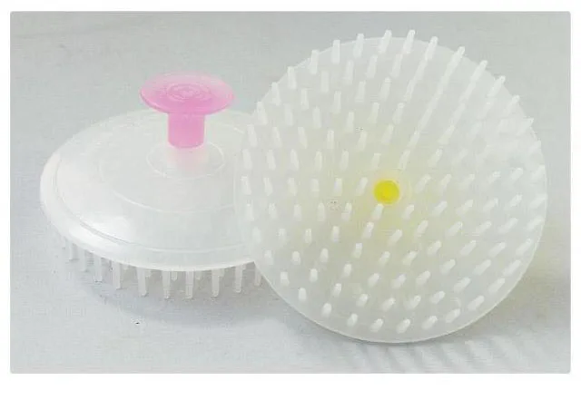 

massage shower head therapy 2pcs Bath Hair Scalp Massage Shower Head Comb Massager Brush Scrubber Bathroom Cleaning