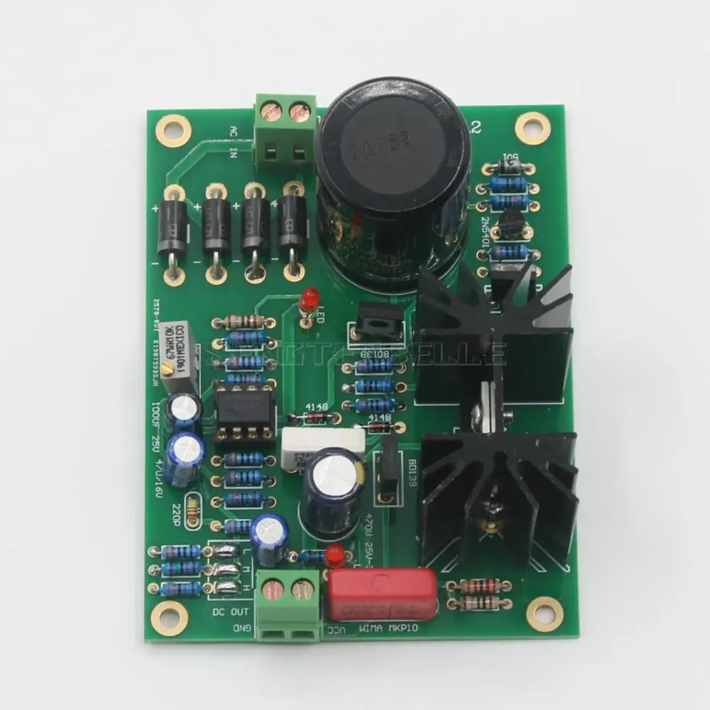 Контрольная мощность stider900 LM317 регулятор + 5A выпрямитель на 15034 выход двойной op AMP
